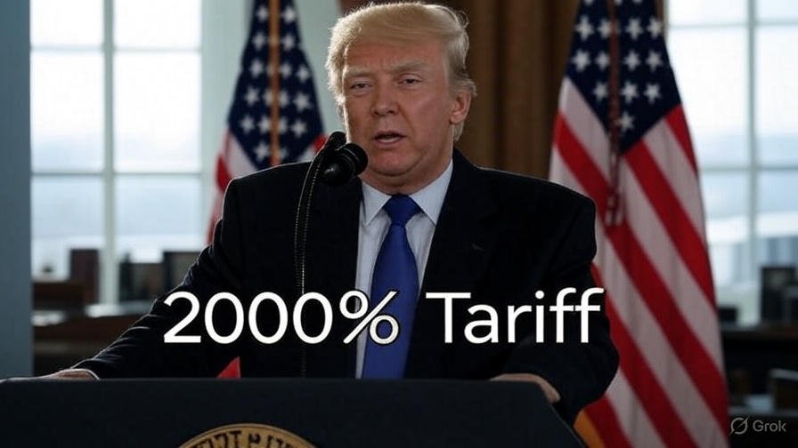 New Tariffs: Trump’s 2000% Tariff Plan and How Prices Could Change